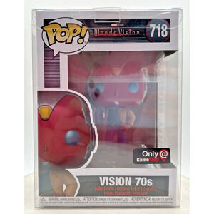 Funko Pop! Marvel WandaVision Vision 70s Gamestop Exclusive #718 F27